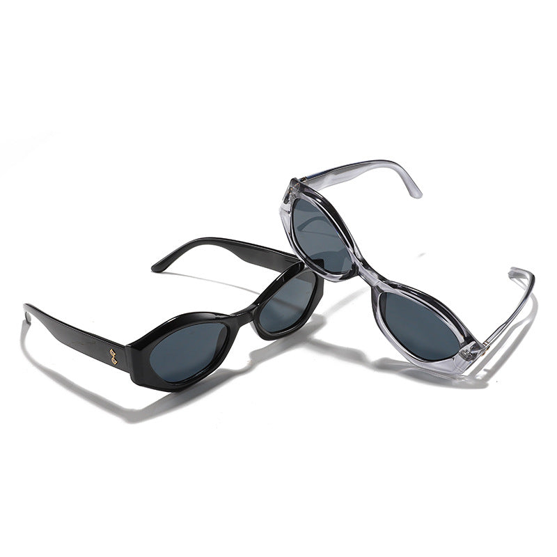 Wholesale New Vintage Cat Eye Frameless Heart Sunglasses AC